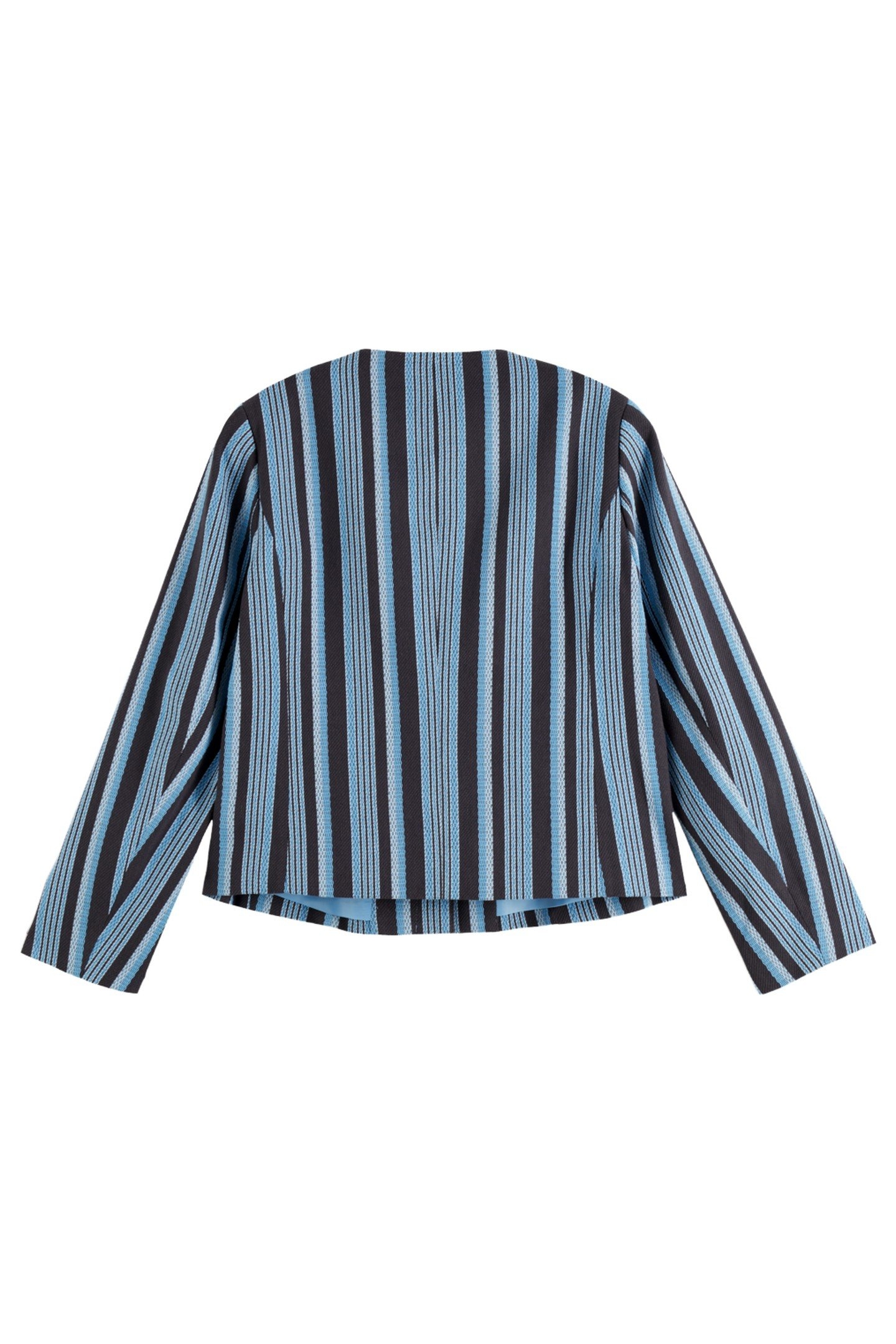 TEXTURED STRIPE CASUAL BLAZER LUNAR PIER STRIPE 6