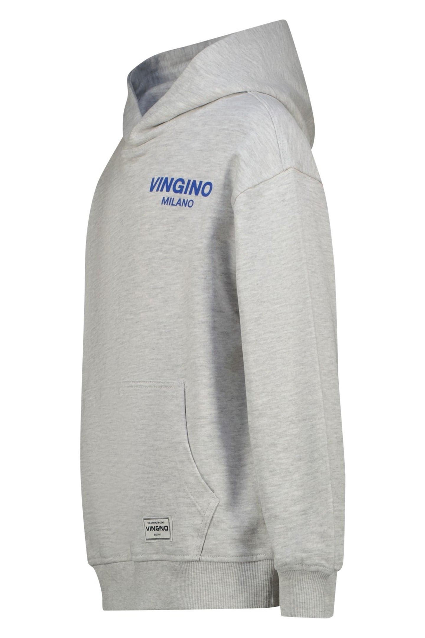 BOYS BASIC-HOODY SWEATER FEARLESS GREY MELEE 3