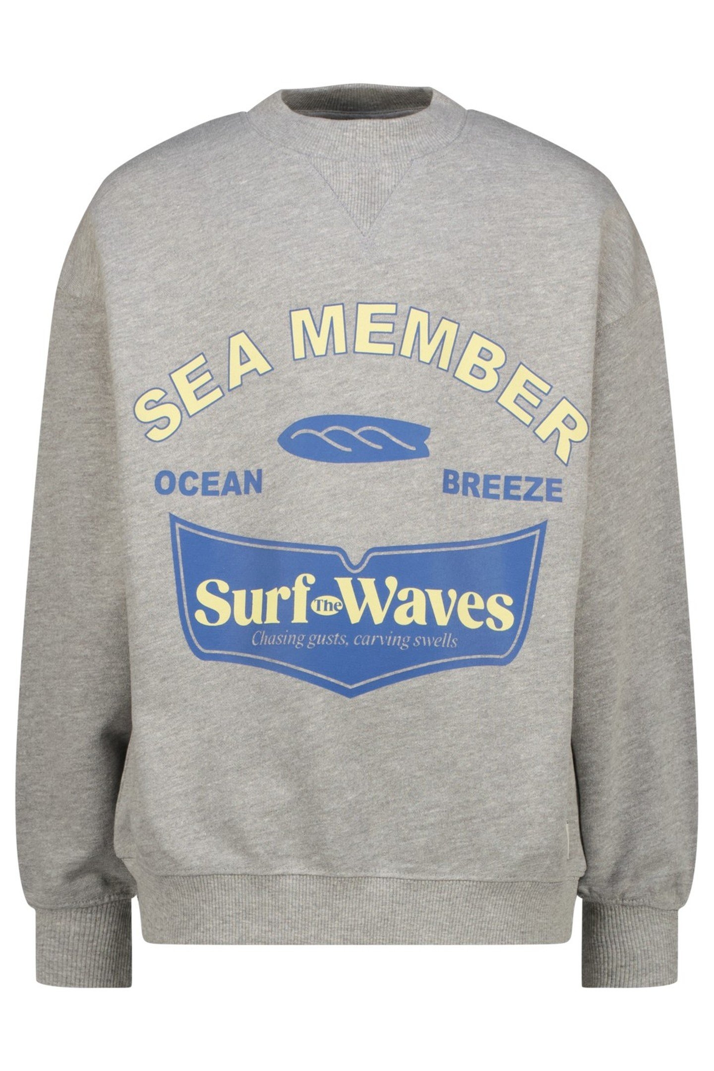 BOYS NOFER SWEATER FEARLESS GREY MELEE 1