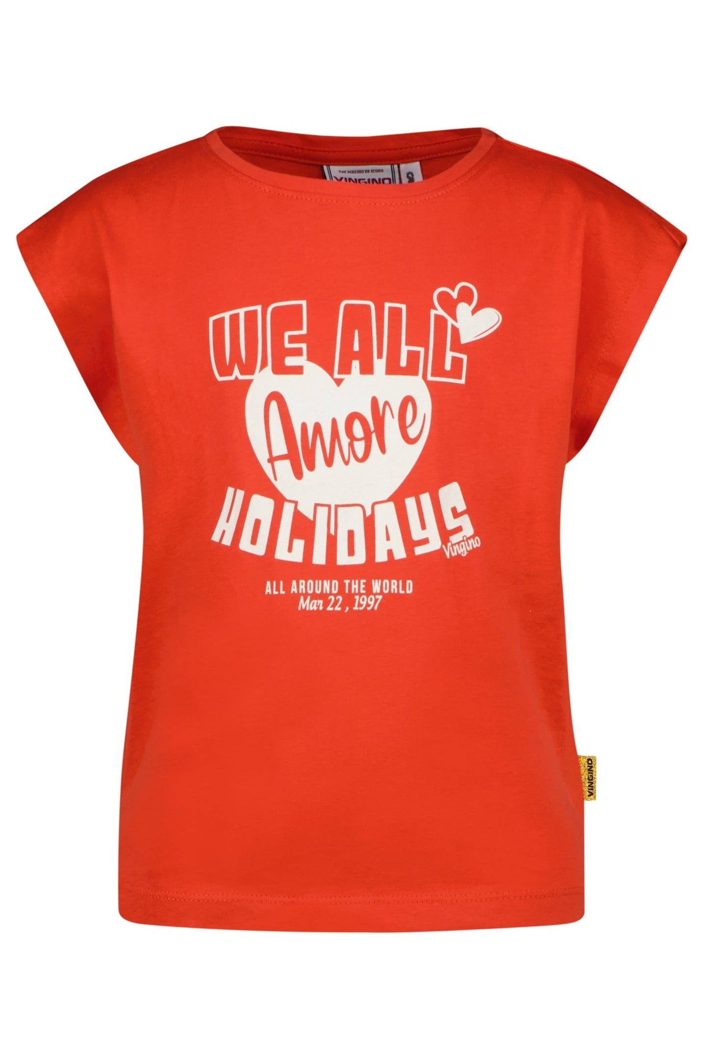 GIRLS HAMAE T-SHIRT BREEZE RED 1