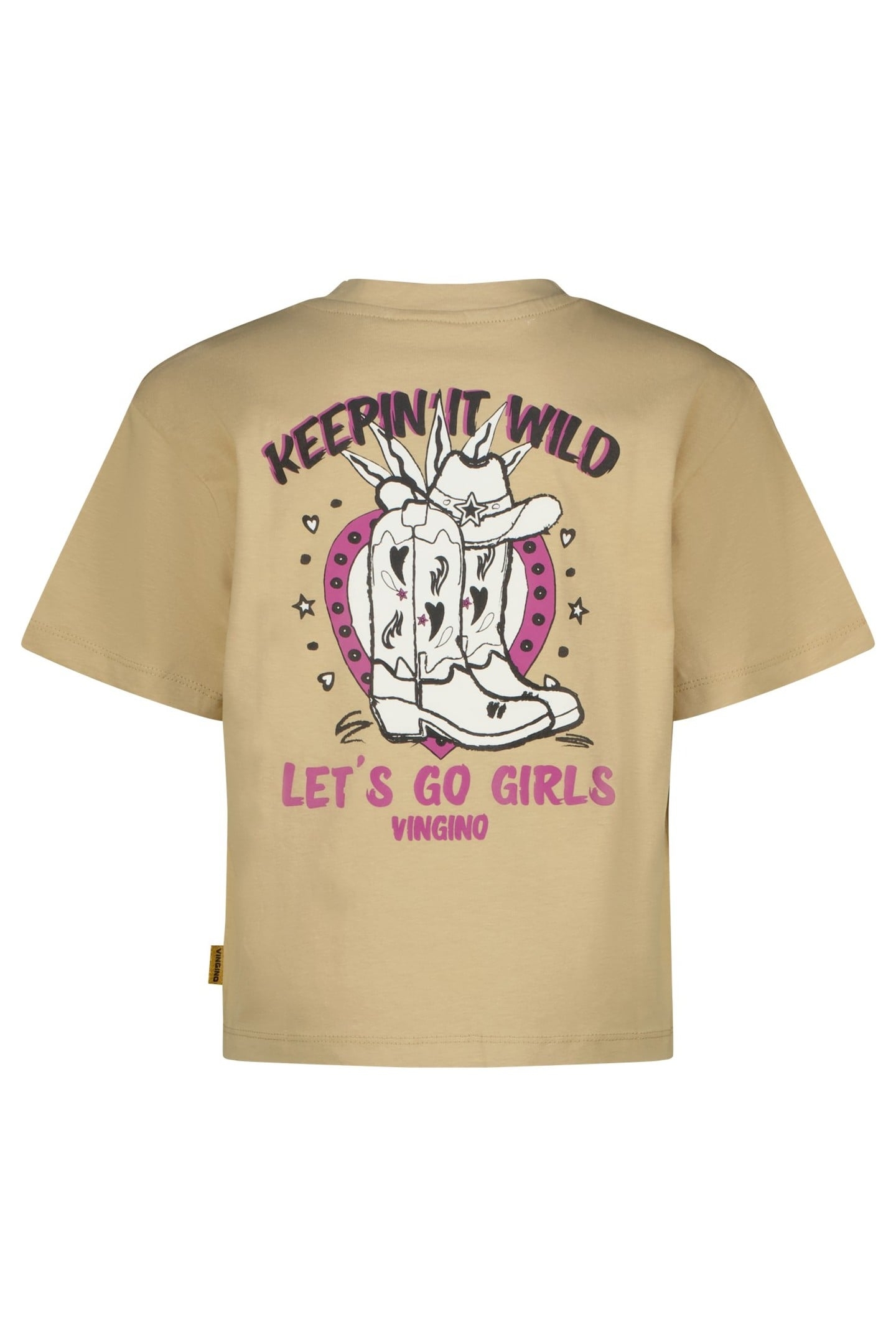 GIRLS HANIZA T-SHIRT ITALIAN SAND 2