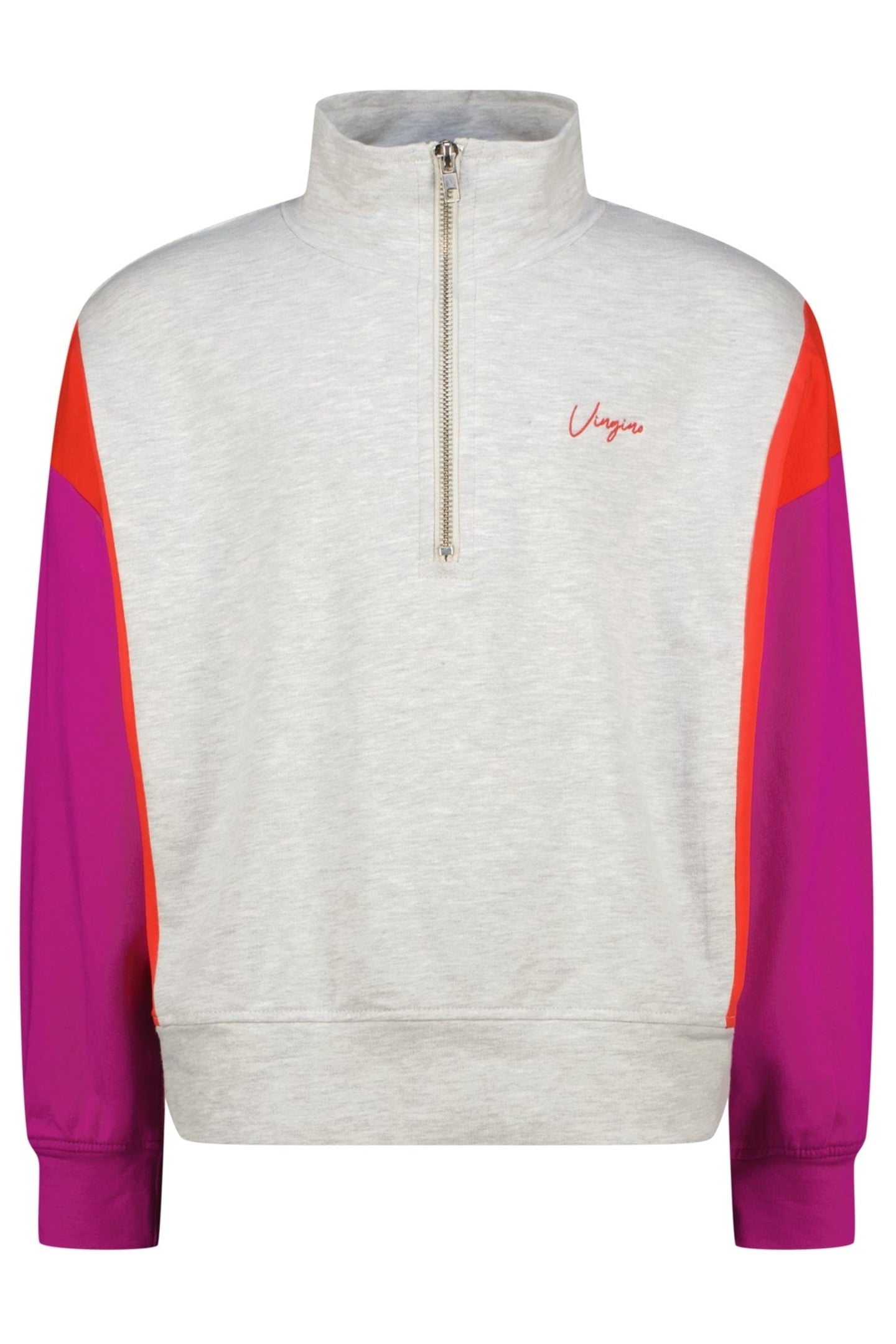 GIRLS NILONE SWEATER LIGHT GREY MELEE 1