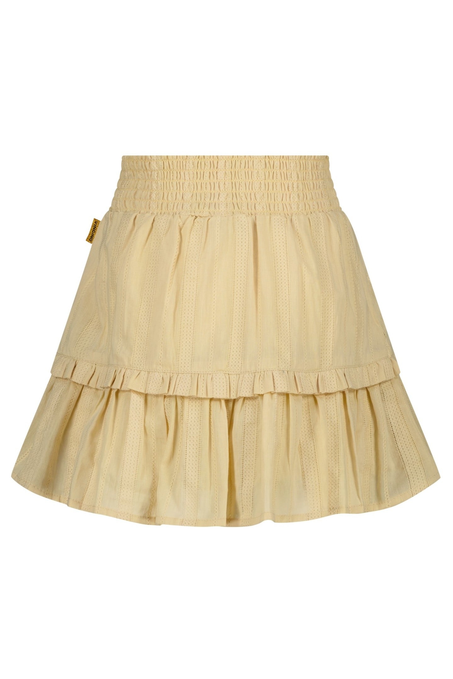 GIRLS QARINA MIDI SKIRT PEBBLE 2