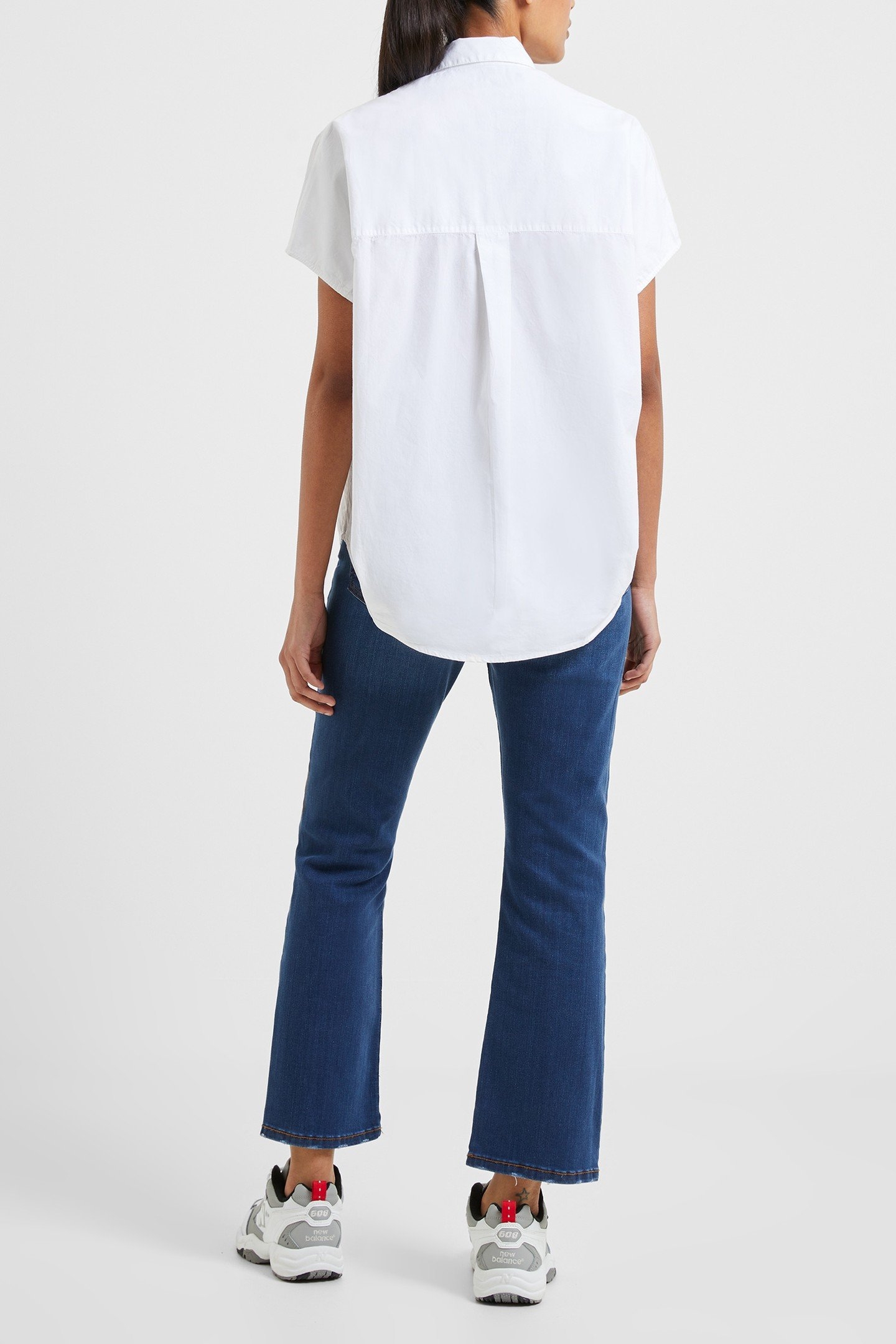 CELE RHODES POPLIN SLVLSS SHRT LINEN WHITE 3