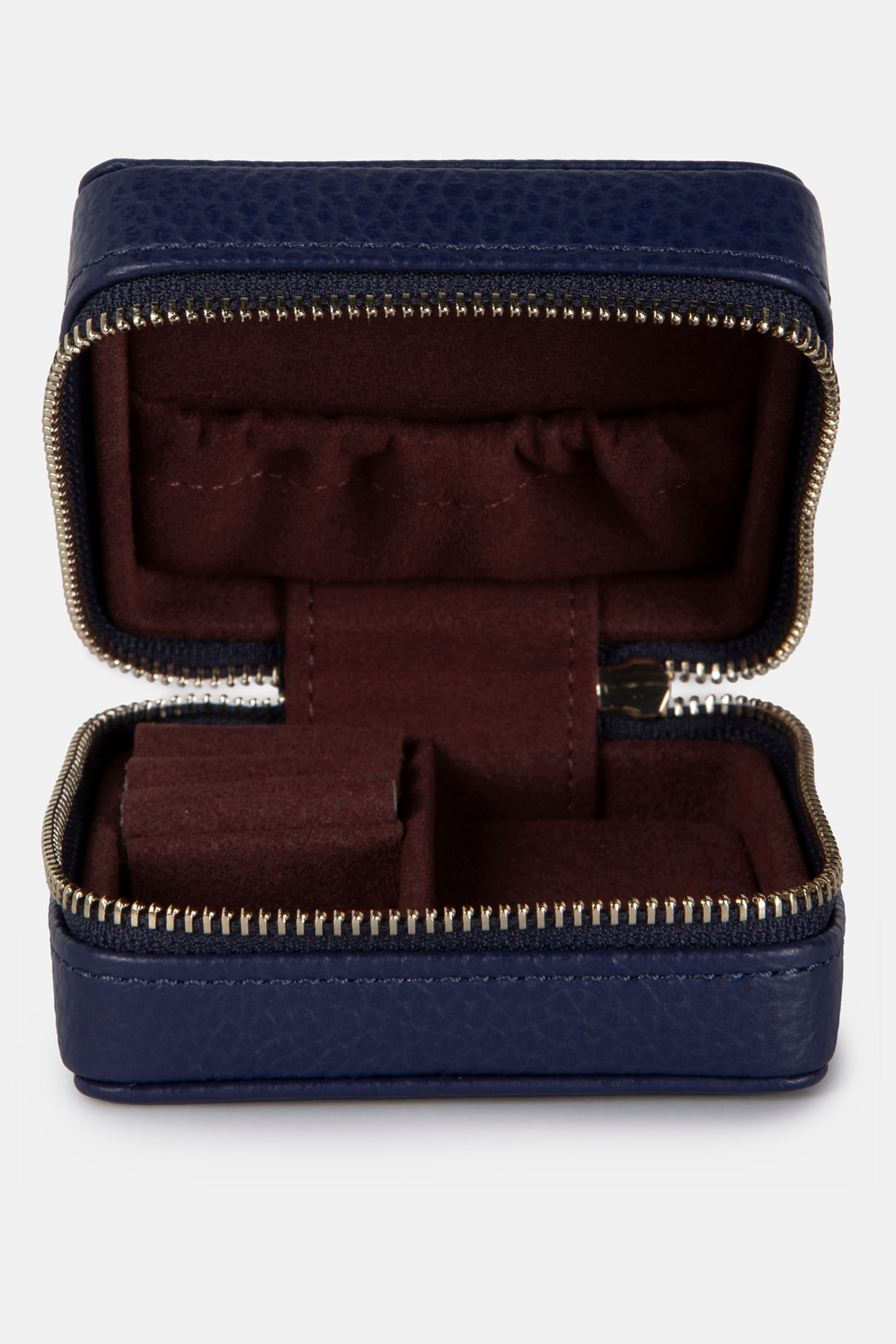 LEATHER JEWELLERY BOX IN NAVY 4
