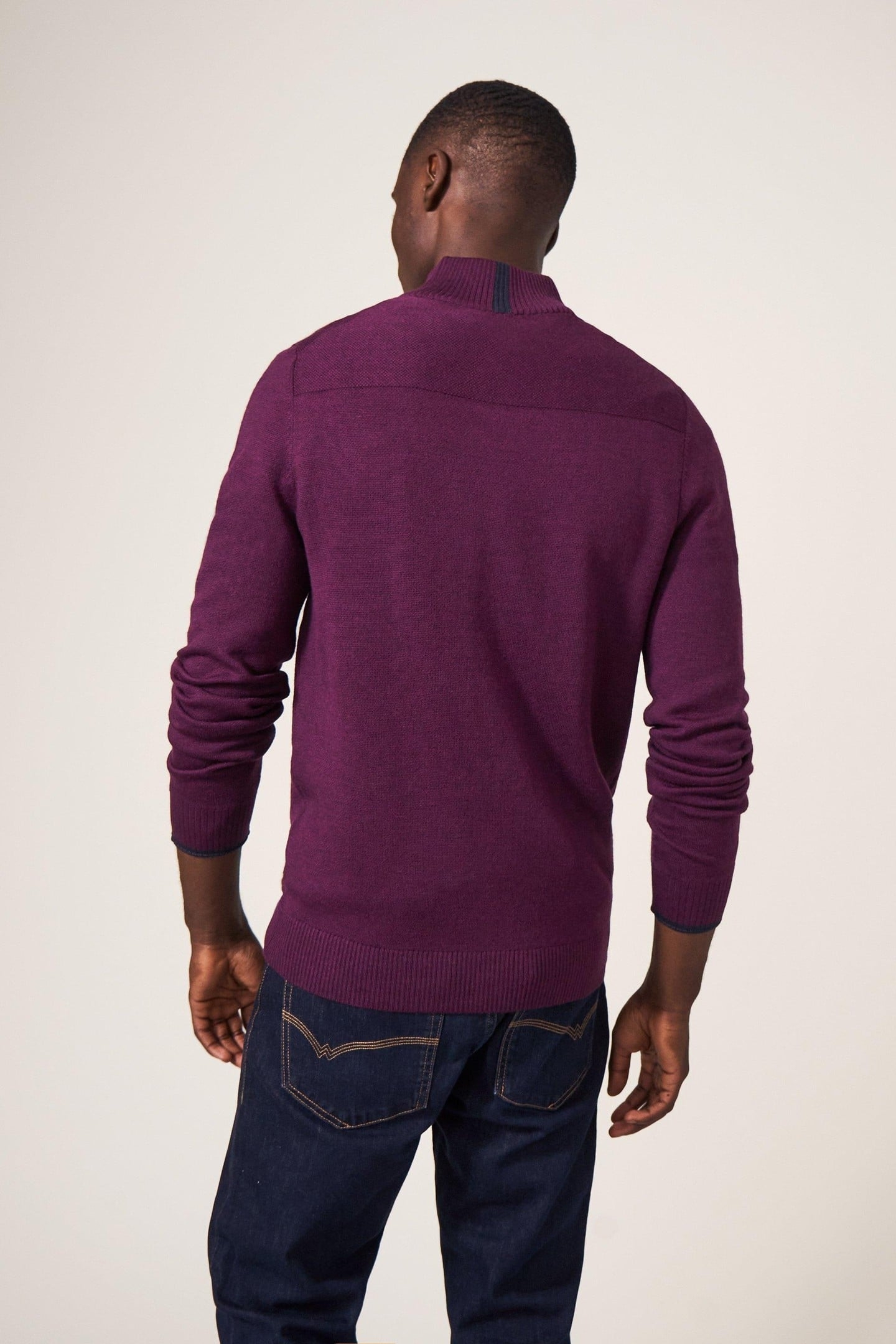 NEWPORT MERINO FUNNEL MID PLUM 3