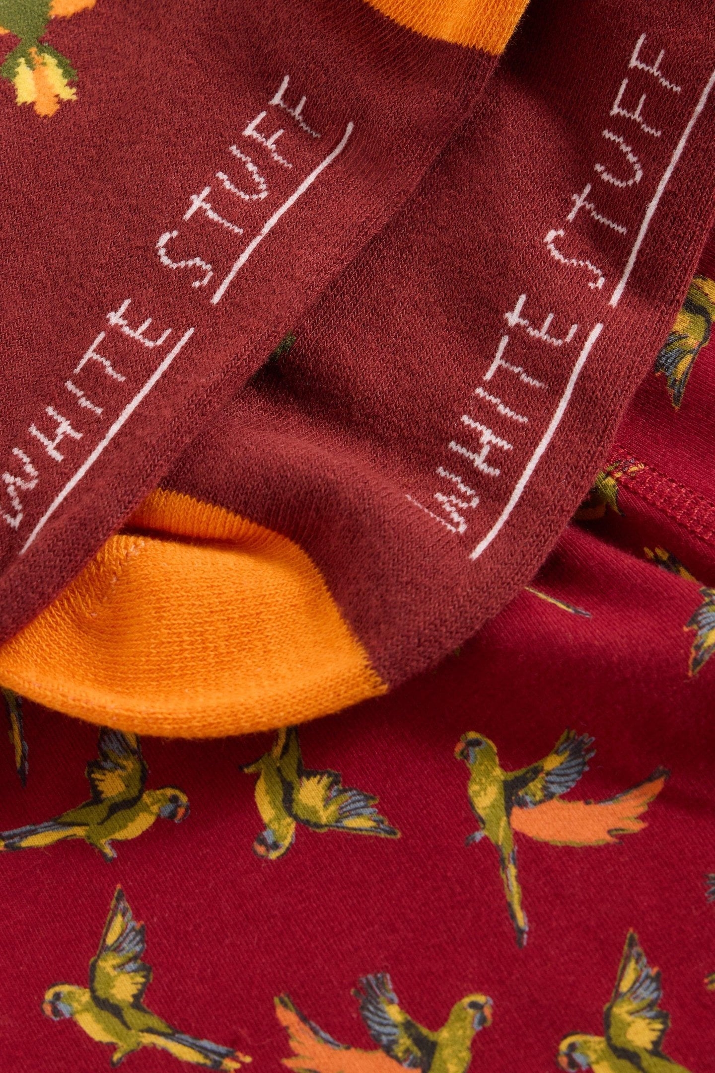 BOXERS & SOCK GIFT SET RED PRINT 4