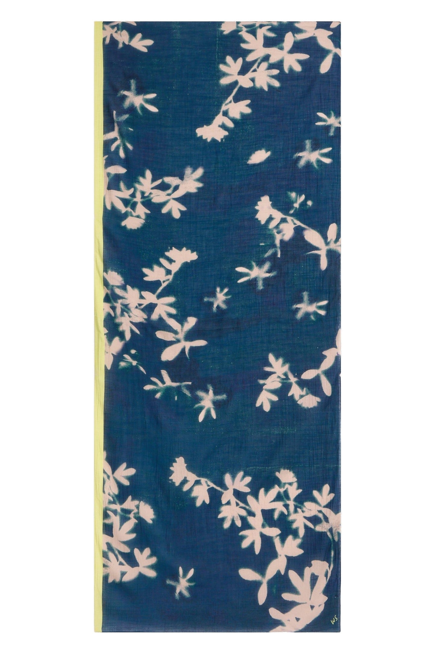 CHERRY BLOSSOM SCARF BLUE MULTI 1
