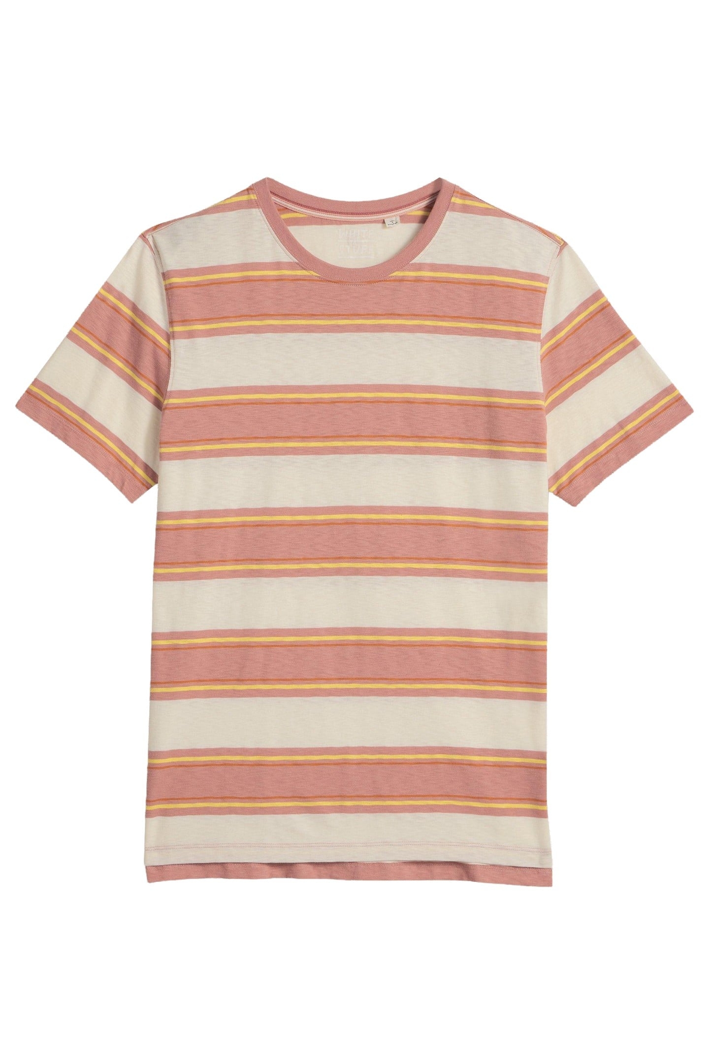ABERSOCH STRIPE SS TEE WHITE MULTI 4