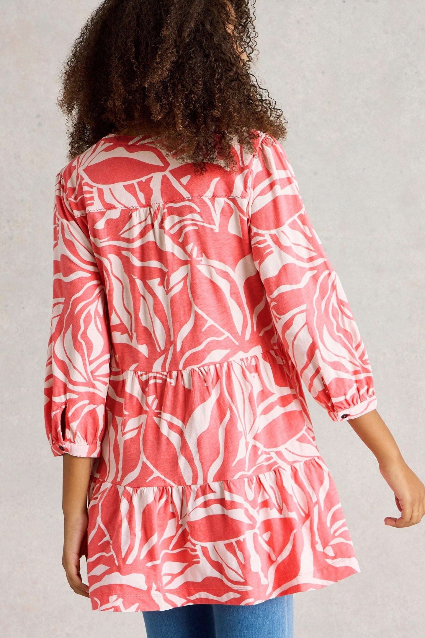 MARTA TUNIC CORAL PRINT 3