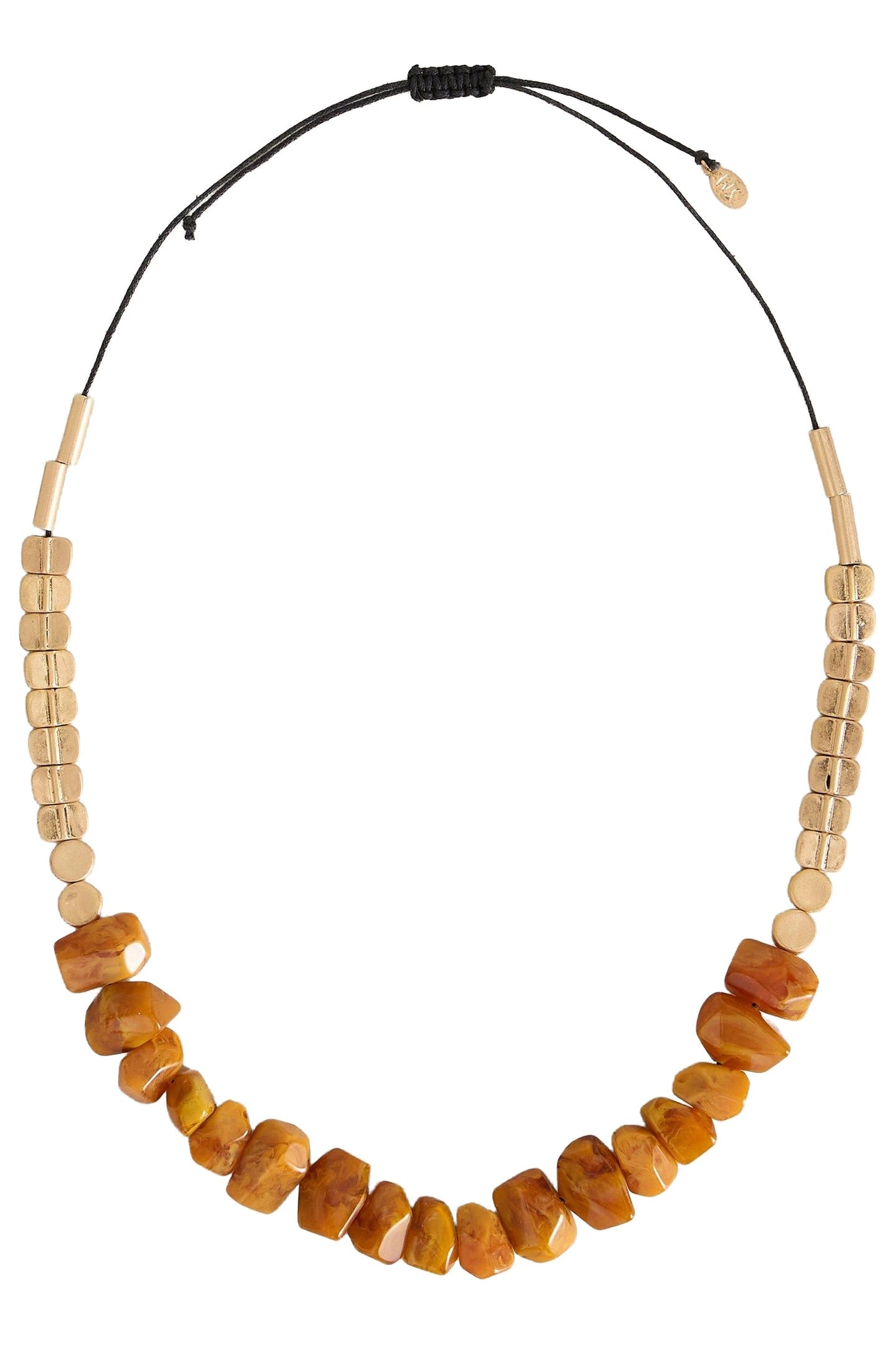 ROSE STONE NECKLACE BROWN MULTI 1