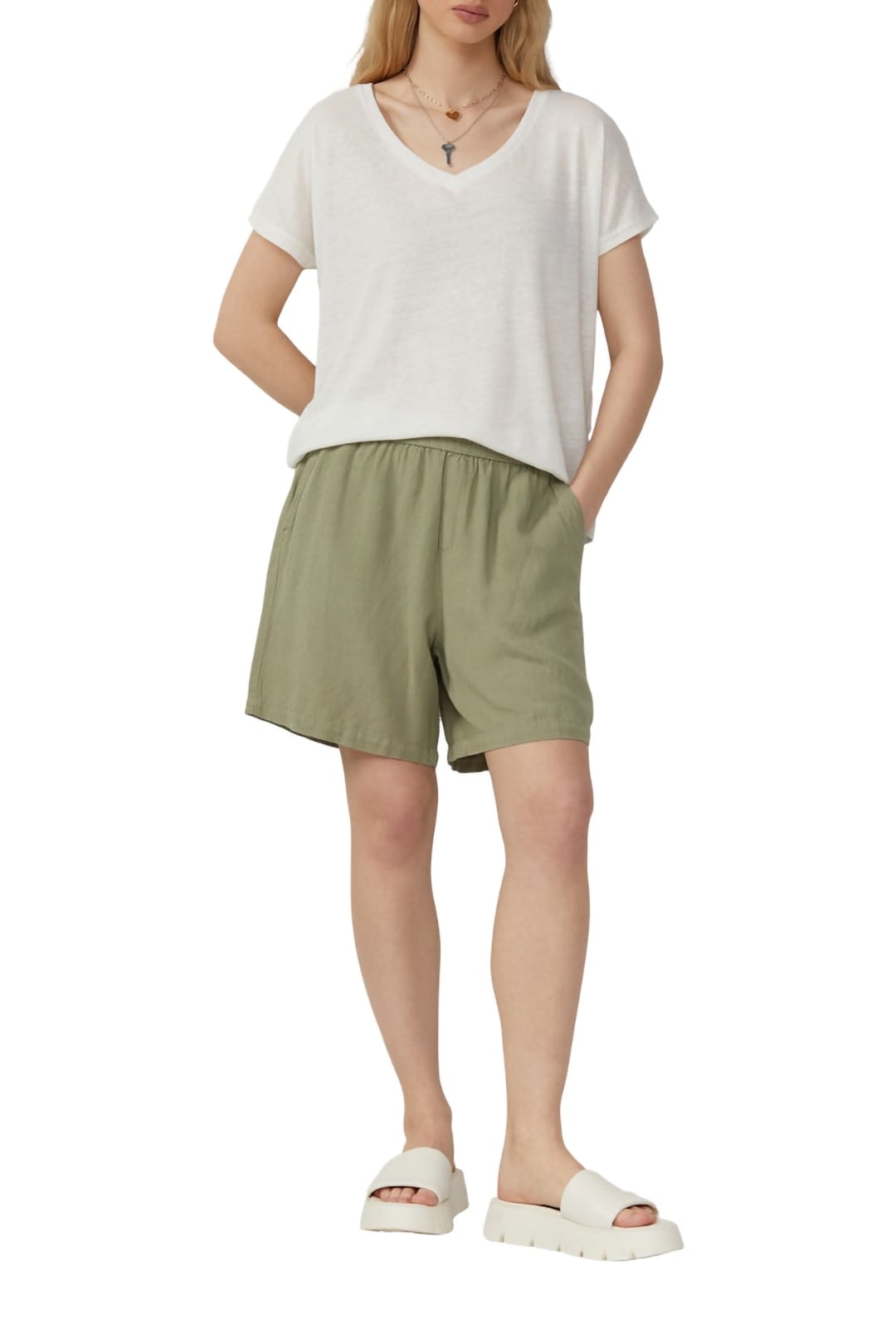 S.OLIVER-QS PANTS GREEN 2