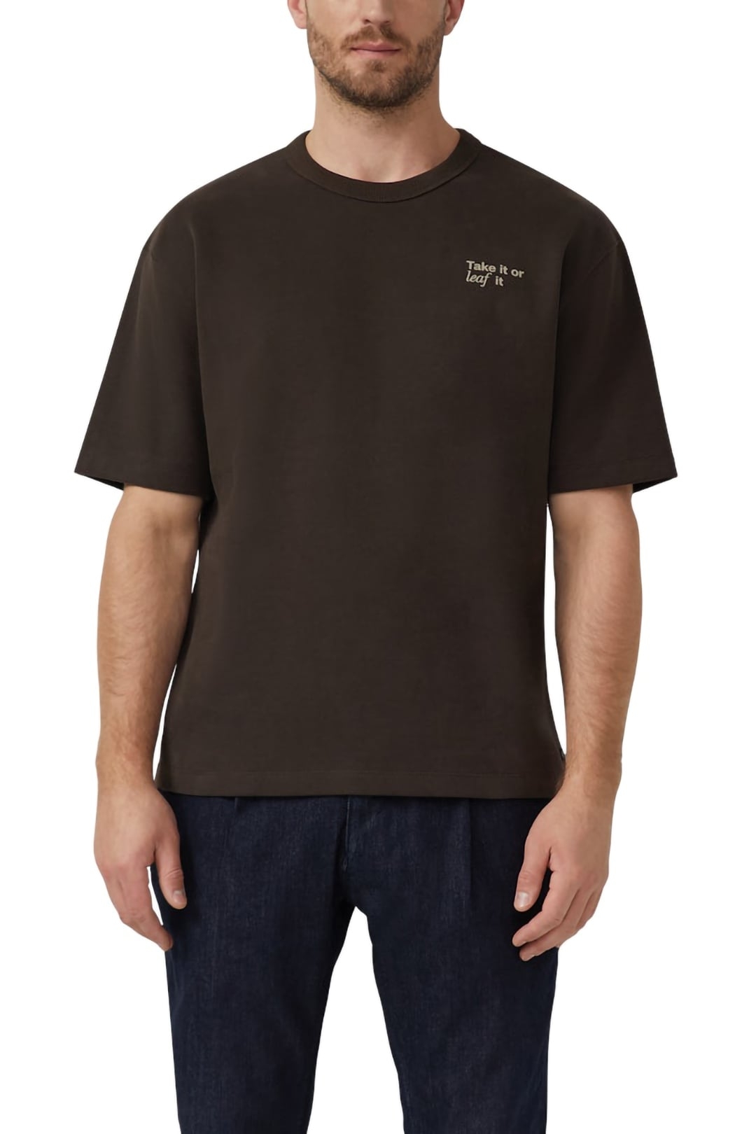 S.OLIVER T-SHIRTS BROWN 1