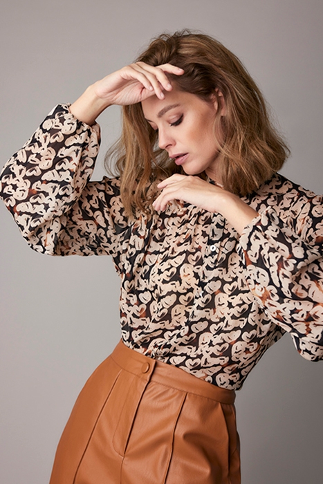 CULOTTE FAUX LEATHER BROWNS 5