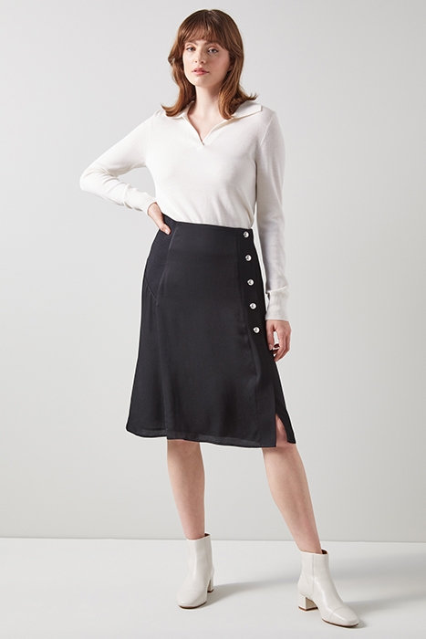 CORRIN MIDI SKIRT BLACK 1