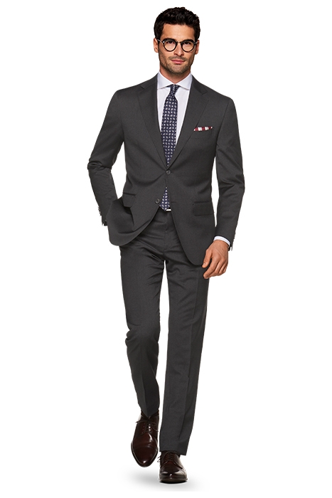 DARK GREY STRIPED NAPOLI SUIT 1