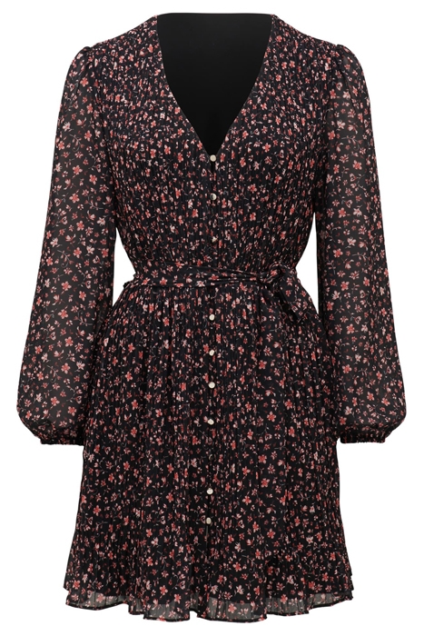 LULA PLEAT DETAIL MINI DRESS RUBY PARKHILL DITSY 6