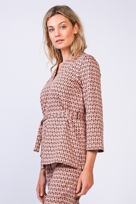 TOP GRAPHIC JACQUARD PEACH 4