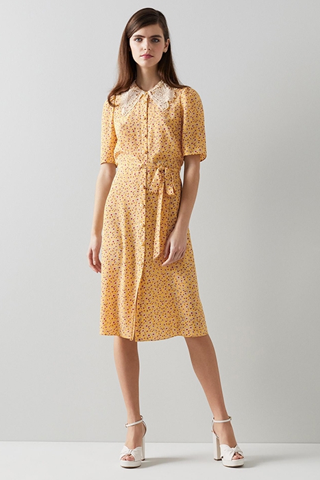 HASKELL SHIRT DRESS YELLOW 2