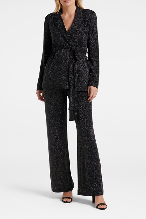 HARLOW GLITTER TAILORED PANT BLACK 3