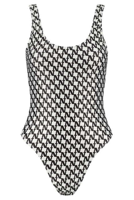 FLASH N ALL OVER SWIMSUIT STAR WHITE 1