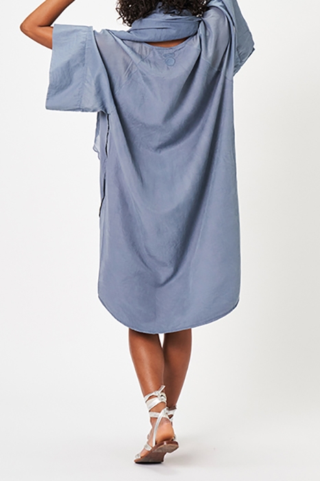 OVERSIZED KIMONO DRESS PARTY BLUE 2