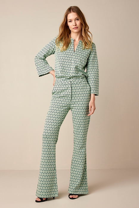 TROUSER GRAPHIC JACQUARD SOFT REEF 2