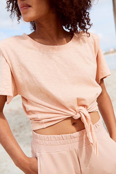 PADDED KNOTTED TEE TUSCANY 1