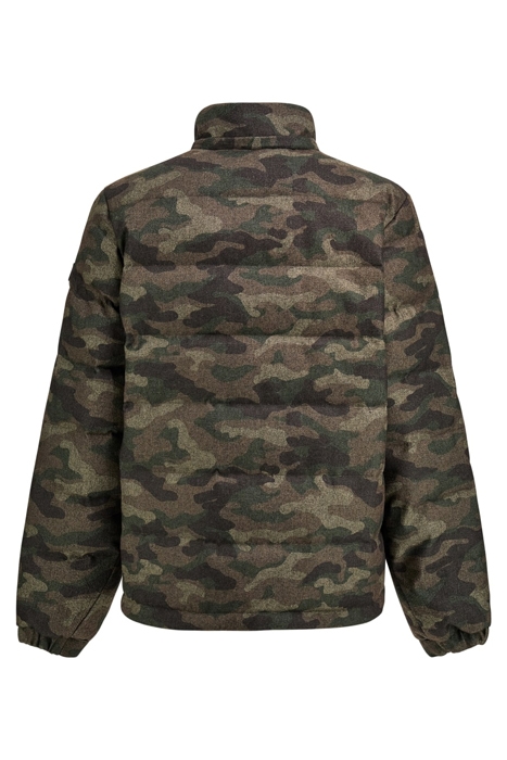 REAL DOWN JKT DETACH CAMOU HERRINGBONE ME 8