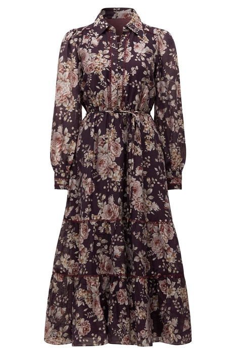 CAMILLA MIDI SHIRT DRESS MULBERRY VICTORIA FLORAL 5