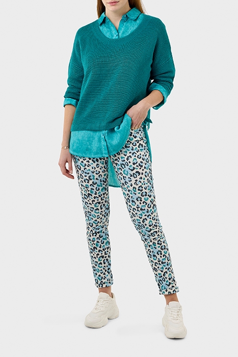 HOGE TAILLE ANIMALPRINT BROEK KAYAKING 3