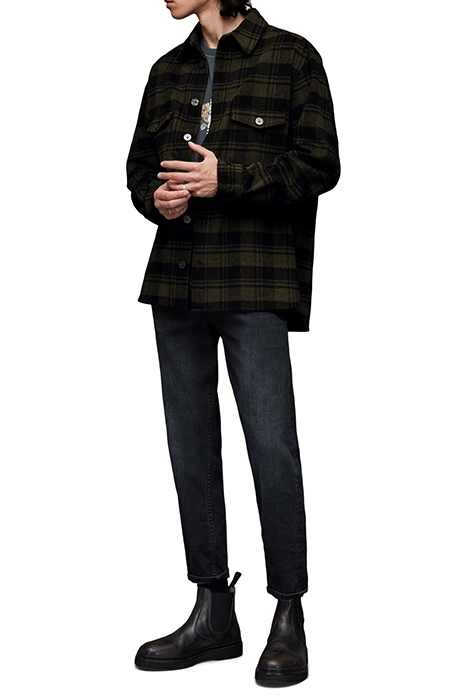 ASBURY LS SHIRT KHAKI GREEN 3