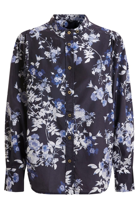 PETAL POSE YVONNE BLOUSE INDIGO 4