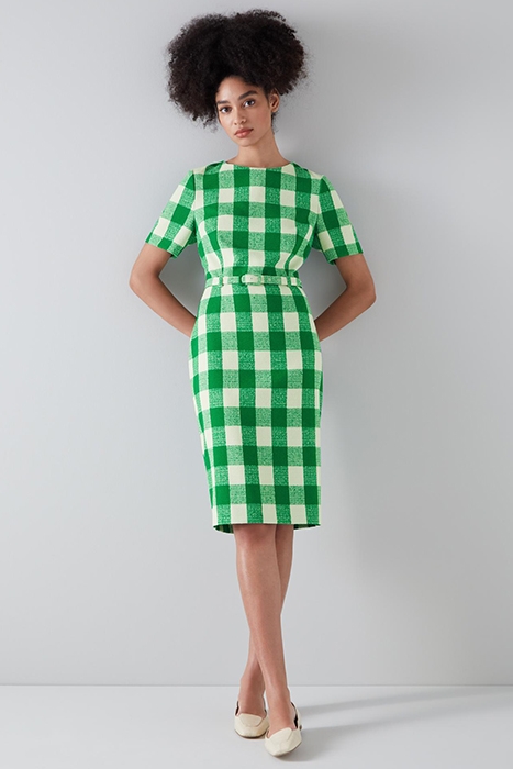 MAREN MIDI DRESS GREEN 1