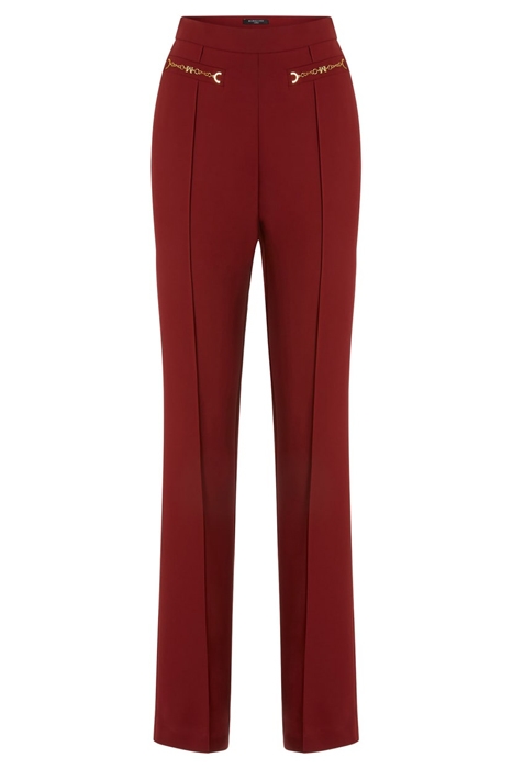 LILLIBETH PANT DARK JAM RED 5