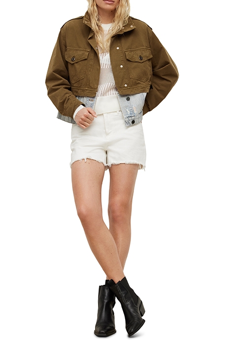 CADIE MILITARY JACKE KHAKI GREEN 5