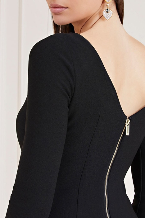 MIMI PENCIL DRESS JET BLACK 6