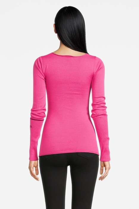 LATTINA MAGLIA VISCOSA STRETCH FUCHSIA 2
