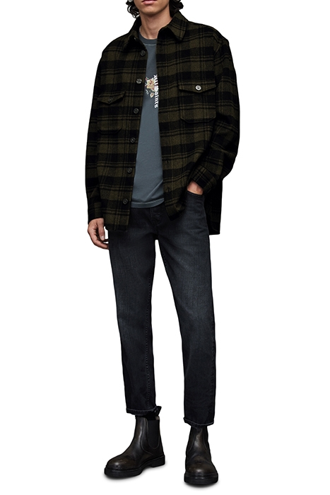 ASBURY LS SHIRT KHAKI GREEN 1