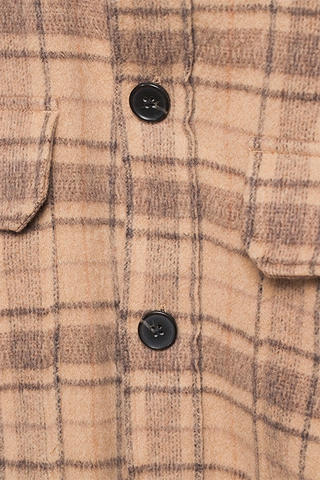 COLTON CHECK SHIRT SAND 6