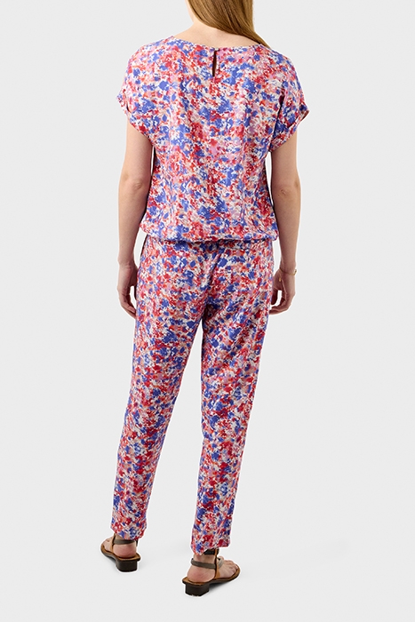 HOGE TAILLE RELAXED FIT BROEK MET BLOEMENPRINT RED BUD 4