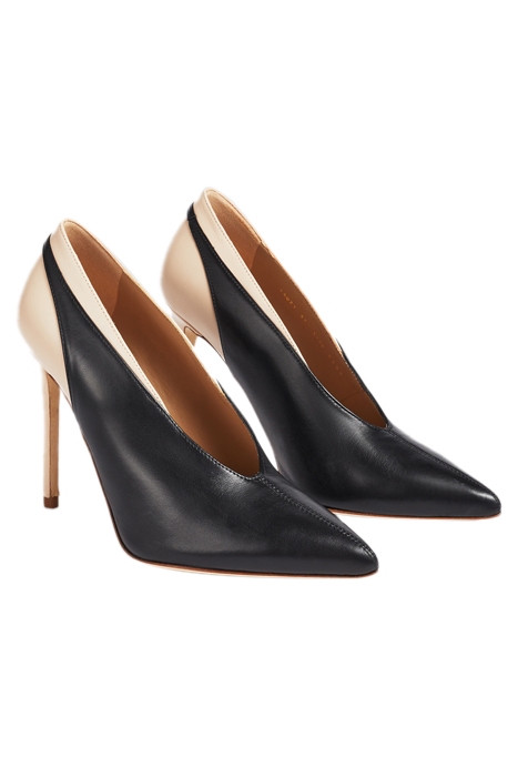 QUINNY PUMP BLACK/CREAM 2