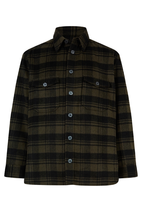 ASBURY LS SHIRT KHAKI GREEN 6