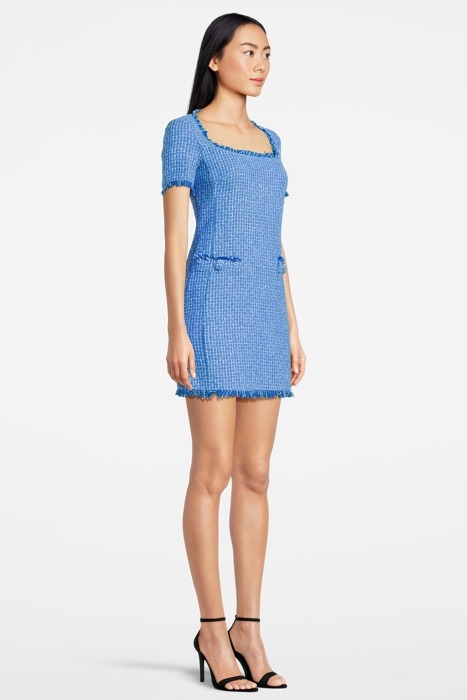 TIMMY ABITO TWEED LEGGERO BOUC PERIWINKLE BLUE 3