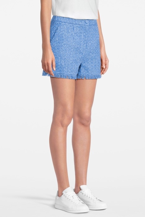 SHERMAN 2 SHORTS TWEED LEGGERO PERIWINKLE BLUE 3