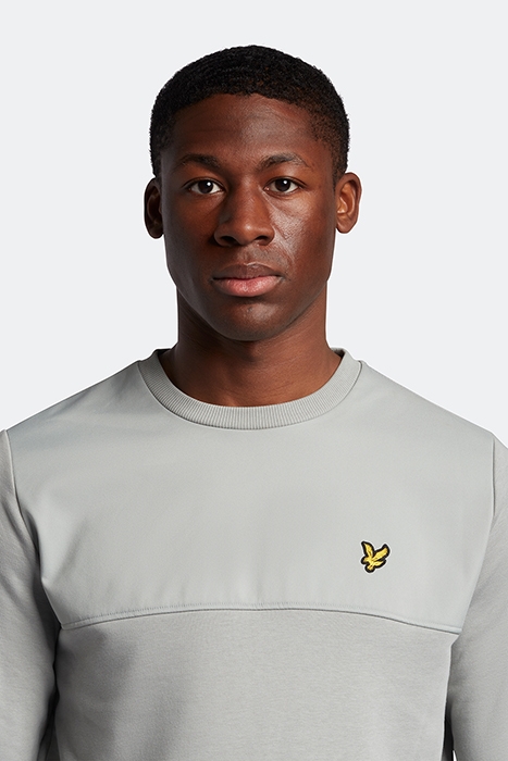 SOFTSHELL PANEL SWEATSHIRT COLD GREY 4