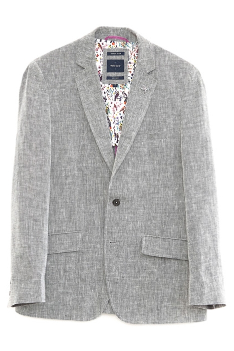 NORTHCOTE LINEN BLAZER GREY 1
