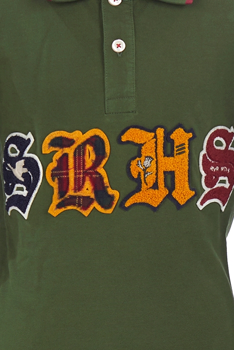 LUX EDGE STRIPE RIB CF LS PIQ GREEN 3