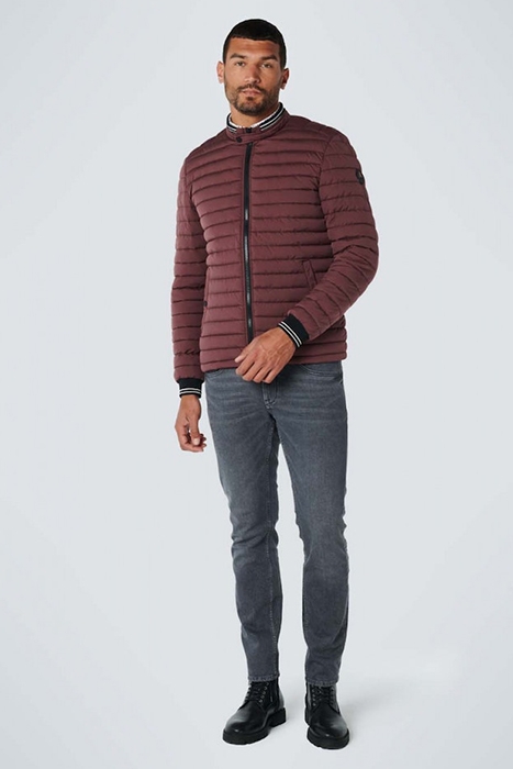 JACKET SHORT FIT PADDED PORT WINE 4