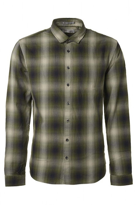 SHIRT CHECK RESPONSIBLE CHOICE SAGE GREEN 1